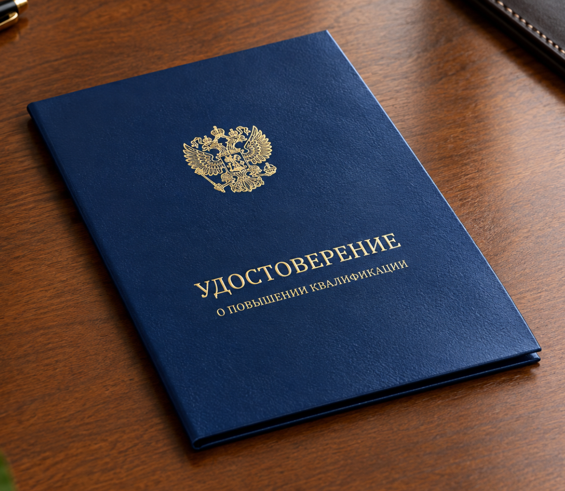 Удостоверение о повышении квалификации